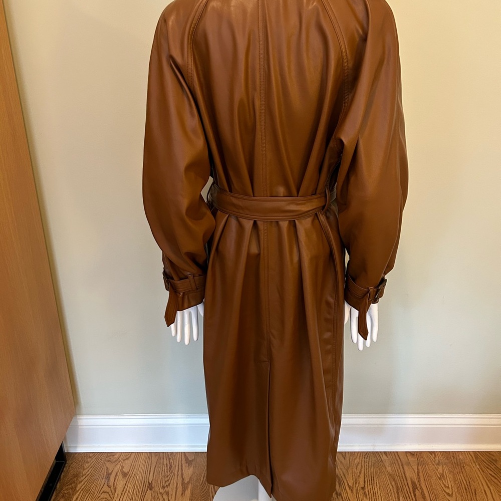 Nine West faux leather trench - Picture 5 of 8